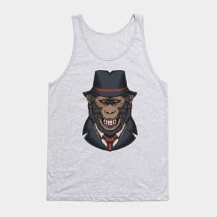 Monkey mafia illustration Tank Top